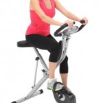 Exerpeutic 1200 Folding Magnetic Upright Bike with Pulse small3